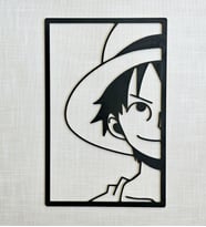 LeradLazerArt Duvar pano Monkey D. Luffy