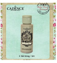 Cadence Style Matt Enamel Cam & Porselen Boyası 59 ml. E-364 Gri 