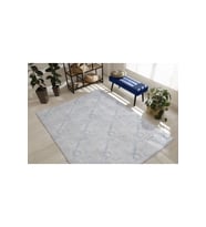 ElifÇe Home 120 x 200 cm MAVİ - Kaymaz Tabanlı, Dekoratif ve Yıkanabilir