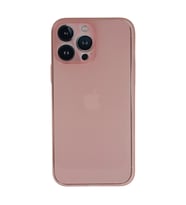 Apple İphone 13 Pro Max Kılıf Pp Ultra İnce Kapak - Pembe