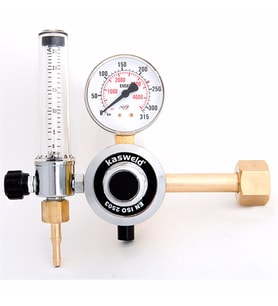 KASWELD 2304-F1 TEK FLOWMETRELİ CO2 BASINÇ DÜŞÜRÜCÜ (Karışık)