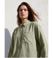 LCW Modest Haki Modal Karışımlı Kadın Gömlek