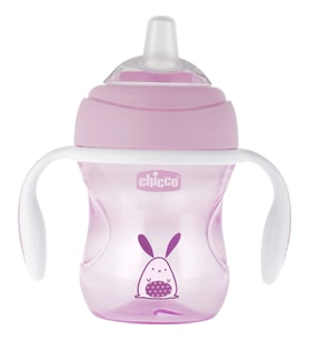 Chicco Yumuşak Uçlu Geçiş Bardağı 4 Ay+ 200 ml Kız
