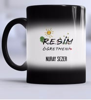 Resim Öğretmeni Kupa Bardak Sihirli