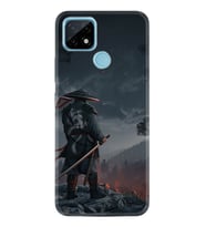 Realme C11 C21 C21Y C25Y C11 2021 Kılıf Desemli Silikon Warrior 1653