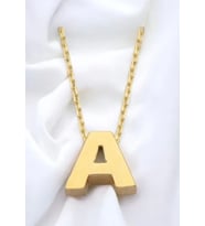 ÇGK KUYUMCULUK HARF KOLYE (Gold)