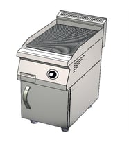 CSA Karacasan 900 Seri Dolaplı 40 cm Elektrikli Tam Kanallı Izgara(40x90x85Cm)