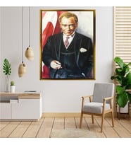 ÇERÇEVELİ ATATÜRK TABLO S299