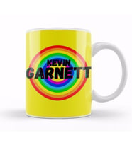 Kevin Garnett   Basketball gifts vintage Retro Rainbow Quotes For BOYS AND Dad Kupa Bardak Porselen