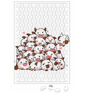 League of Legends Cute Poro Puzzle 240 Parça Yapboz