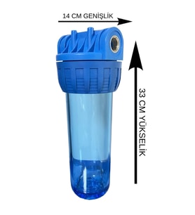 Blu 125-10 Bina Giriş Tekli Filtre Kabı 1'' (boş kap)