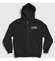Presmono Unisex Siyah Colors K-Pop G I Dle Fermuarlı Kapüşonlu Sweatshirt 396523tt