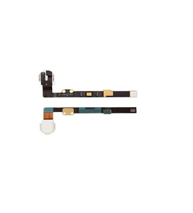 Uyumlu İpad Mini 2 Kulaklık Soketli Flex (Beyaz)