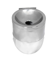 PASLANMAZ ÇELİK DİREĞE MONTE DIŞ MEKAN TOP KÜLLÜK - ÇAP 18 YÜKSEKLİK 25 CM (AB-125)
