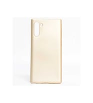 Samsung Galaxy Note 10 Uyumlu Kılıf Zore Premier Silikon Kapak (Gold)