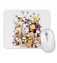 DOGS PUG KÖPEK Mouse Pad
