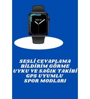 Akıllı Saat Nabız Ölçebilen Adımsayar Kalori Hesaplama Tema Değiştirme Gps Uyumlu