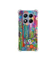 PrintiFy Redmi Note 14 Pro 4g ile Uyumlu Düşlerin Dansı Serisi Folklorik Bahçe Tasarımlı Uv Baskılı Köşe Korumalı Antişok Kılıf