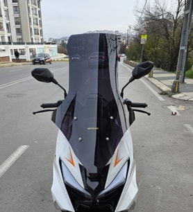 MOTOCAM SFM Lahos Ön Cam 2024-2026 Model 78cm Siyah Renkli 4mm