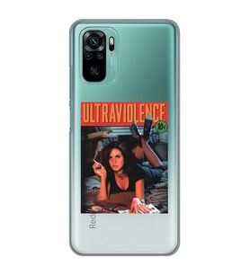 Redmi Note 10/Note 10S Uyumlu Lana Del Rey Ultraviolence Desenli Şeffaf Telefon Kılıfı