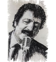 Müslüm Gürses Tasarımlı Ahşap Poster