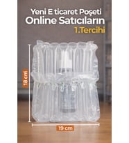 18x19 cm 50 adet Havalı Kargo Poşeti Airbag/Airbed/Airpack/Airpak Ambalaj