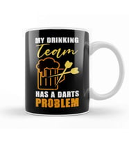 Drinking Team Darts Problem Dart Player Bullseye Dartist Kupa Bardak Porselen