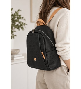 Krem 6026 Orijinal Just Polo Kadin 9 Bolmeli Orta Boy Sirt Cantasi 31x29 Cm