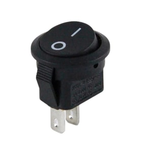 PowerMaster Mini Yuvarlak 2 Pin Işıksız ON-OFF Anahtar IC-134E