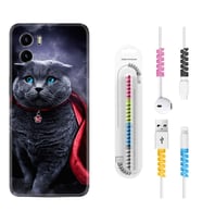 Vivo Y15S Y32 Y33S Y51 Y53S Kılıf Kablo Koruma Spiral Silikon Super Cat 1666