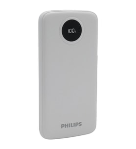 Philips DLP7712CB 10.000Mah PD Hızlı Şarj Dijital Ekranlı Beyaz Powerbank