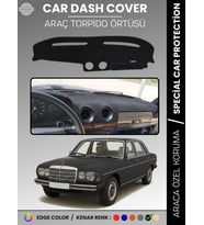 MERCEDES E SERİSİ W123 (1976-1985) Torpido Örtüsü Premium Kalite Torpido Koruma Özel Kesim UV Koruma