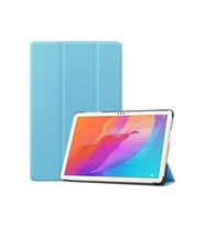 Huawei MatePad T10S Uyumlu Zore Smart Cover Standlı 1-1 Kılıf (Mavi)