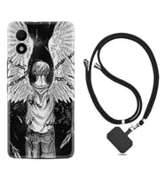TCL 303 Kılıf Resimli Boyun Askılı İpli Desenli Silikon Series Angel 1883