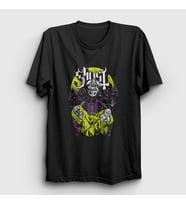 Presmono Unisex Siyah Born Ghost T-Shirt 51642tt