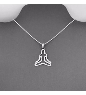 925 Ayar Yoga Model Gümüş Hediyelik Kadın Kolye