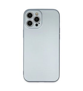 Apple İphone 12 Pro Max Kılıf Nano İçi Kadife Silikon - Sky Blue