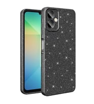Samsung Galaxy A07 Uyumlu Kılıf Kamera Korumalı Simli Lüks Zore Koton Kapak
