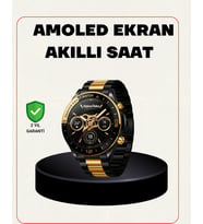 Amoled Akıllı Saat Manyetik Şarj GPS Destekli Spor ve Günlük Kullanım
