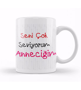 Anneler Günü Annelere Hediye 027 Kupa Bardak Porselen