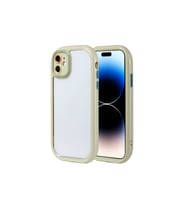 Apple iPhone 11 Uyumlu Kılıf Kamera Korumalı Renkli Kenar ve Çerçeve Tasarımlı Zore Vitamin Kapak (Açık Yeşil)