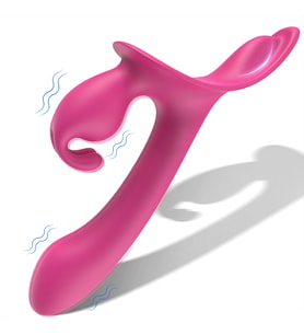 Lord Rabbit Şarjlı G Nokta ve Klitoris Uyarıcı Vibratör Strapless Strap On 2 in 1 Vibratör