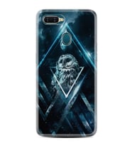 Oppo A5S A15 A16 A54 A55 A73 A74 Kılıf Desemli Silikon Old Owl 1649
