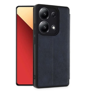 Redmi Note 13 4G Kılıf Flip Cover - Lacivert