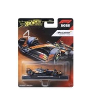 Hot Wheels Premium F1 2025 Mclaren Formula 1 Team No:4 Lando Norris 1:64 Metal Model Araba Hrv11