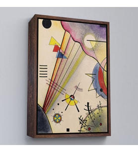 Çerçeveli Verbindung Net Bağlantı Tablosu Wassily Kandinsky (Siyah)