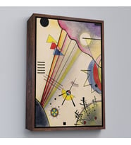 Çerçeveli Verbindung Net Bağlantı Tablosu Wassily Kandinsky (Siyah)