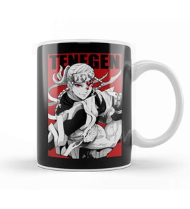 Tengen Uzui Sound Hashira Flashy Ninja Kupa Bardak Porselen