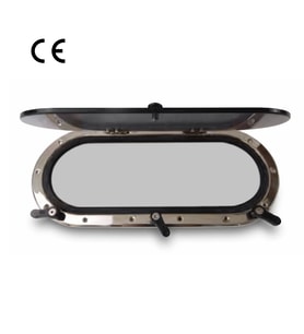 Sealux - Oval Lumboz Krom (15x30cm): Paslanmaz Krom Şıklığı ve Kusursuz Marin Ka