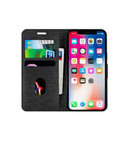 Buway Samsung Galaxy M30s Kartvizitli Cüzdan Kılıf (Siyah)
